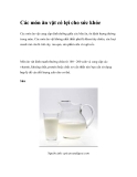 Các món ăn vặt có lợi cho sức khỏe