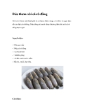 Dẻo thơm xôi cá rô đồng