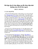 Bài tập chu kỳ dao động con lắc đơn chịu ảnh hưởng của yếu tố bên ngoài