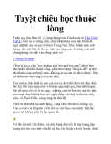 Tuyệt chiêu học thuộc lòng