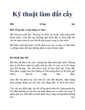Kỹ thuật làm đất cấy