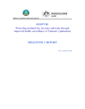 Nghiên cứu khoa học nông nghiệp: Protecting productivity, incomes and trade through improved health surveillance of Vietnam’s plantations (MILESTONE 1 REPORT)