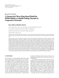 Báo cáo hóa học: "  Research Article A Geometrical Three-Ring-Based Model for MIMO Mobile-to-Mobile Fading Channels in "