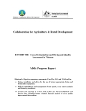 Báo cáo: Collaboration for Agriculture & Rural Development: Cocoa Fermentation and Drying and Quality Assessment in Vietnam (MS8)