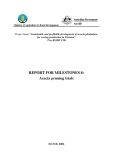 Sustainable and profitable development of acacia plantations for sawlog production in Vietnam - Milestone 8 "