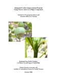 Báo cáo: Integrated Cashew Improvement Program Using Weaver Ants As A Major Component