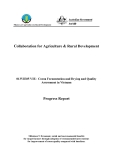 Collaboration for Agriculture & Rural Development: Cocoa Fermentation and Drying and Quality Assessment in Vietnam "