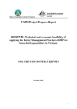 Báo cáo khoa học nông nghiệp " Technical and economic feasibility of applying the Better Management Practices (BMP) to household aquaculture in Vietnam " MS4