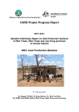 Card Project Progress Report" Baseline Preliminary Report on Goat Production Systems in Ninh Thuan, Binh Thuan and Lam Dong provinces of Central Vietnam - MS4 "