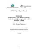 Implementation of the IPM program using weaver ants as a major component for cashew growers in Vietnam - MS11 "