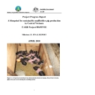 Project Progress Report: " A blueprint for sustainable smallholder pig production in Central Vietnam"