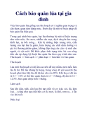 Cách bảo quản lúa tại gia đình