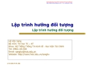 Lập trình hướng đối tượng-Tính đa hình