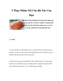 5 Thực Phẩm Tốt Cho Bộ Não Của Bạn