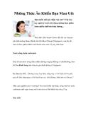 Những Thức Ăn Khiến Bạn Mau Già