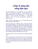 Giúp ớt tăng khả năng đậu quả