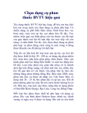 Chọn dụng cụ phun thuốc BVTV hiệu quả