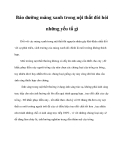 Bảo dưỡng mảng xanh trong nội thất đòi hỏi những yếu tố gì