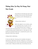 Những Món Ăn Phụ Nữ Mang Thai Nên Tránh