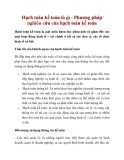 Hạch toán kế toán là gì - Phương pháp nghiên cứu của hạch toán kế toán
