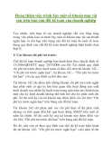Hoàn thiện việc trình bày một số khoản mục tài sản trên bản cân đối kế toán của doanh nghiệp