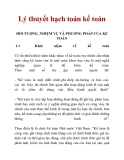 Lý thuyết hạch toán kế toán