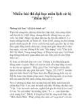 Nhiều bài thi đại học môn lịch sử bị "điểm liệt" !