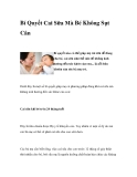 Bí Quyết Cai Sữa Mà Bé Không Sụt Cân