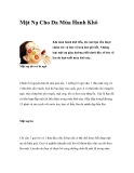 Mặt Nạ Cho Da Mùa Hanh Khô
