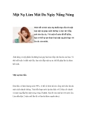 Mặt Nạ Làm Mát Da Ngày Nắng Nóng
