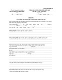MẪU BIÊN BẢN Trả lại tang vật, phương tiện vi phạm hành chính bị tạm giữ 