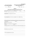 MẪU  BIÊN BẢN Niêm phong/mở niêm phong tang vật, phương tiện bị tạm giữ
