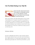 Giá Trị Dinh Dưỡng Của Thịt Đỏ