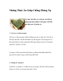 Những Thức Ăn Giúp Chống Phóng Xạ