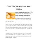 Tránh Viêm Mũi Mùa Lạnh Bằng... Mật Ong