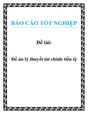 Đề án lý thuyết tài chính tiền tệ: Nghiên cứu thực trạng phát triển các công cụ của TTTC ở VN