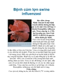 Bệnh cúm lợn swine influenzasi