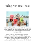 Tiếng Anh Học Thuật