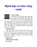 Bệnh đục cơ tôm càng xanh
