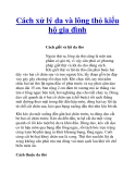 Cách xử lý da và lông thỏ kiểu hộ gia đình