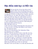Đặc điểm sinh học cá Hồi vân