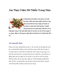Ẩm Thực Chữa Mỡ Nhiều Trong Máu