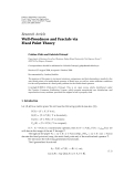 Báo cáo hóa học: "  Research Article Well-Posedness and Fractals via Fixed Point Theory"