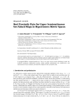 Báo cáo hóa học: "  Research Article Best Proximity Pairs for Upper Semicontinuous Set-Valued Maps in Hyperconvex Metric Spaces"
