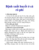Bệnh xuất huyết ở cá rô phi