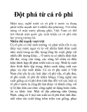 Đột phá từ cá rô phi
