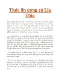 Thức ăn ương cá Lia Thia