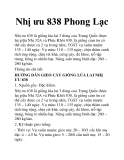 Nhị ưu 838 Phong Lạc