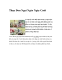 Thực Đơn Ngọt Ngào Ngày Cưới