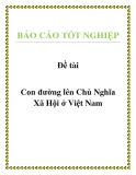 Báo cáo: Con đường lên Chủ Nghĩa Xã Hội ở Việt Nam